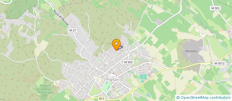 localisation de l'entreprise SCI PAULA à PIGNAN