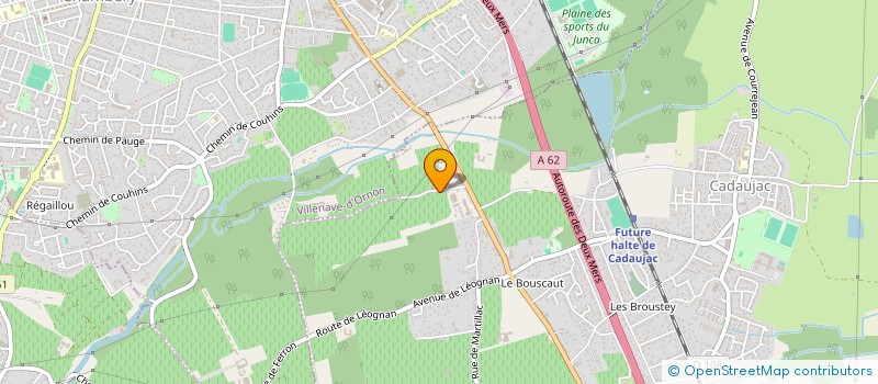 localisation de l'entreprise SCI PAULA CHLOE CAMILLE  CADAUJAC