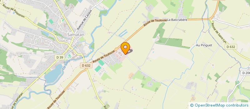 localisation de l'entreprise SCI PAULAE  SAMATAN