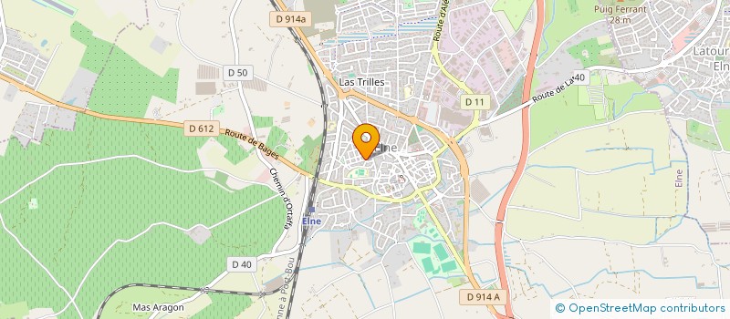 localisation de l'entreprise SCI PAULAM  ELNE