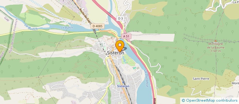 localisation de l'entreprise SCI PAULANDE  LARAGNE-MONTEGLIN