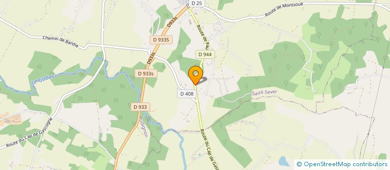 localisation de l'entreprise SCI PAULANDES  EYRES-MONCUBE