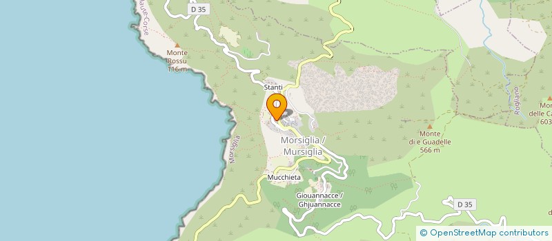 localisation de l'entreprise SCI PAULANGE à MORSIGLIA