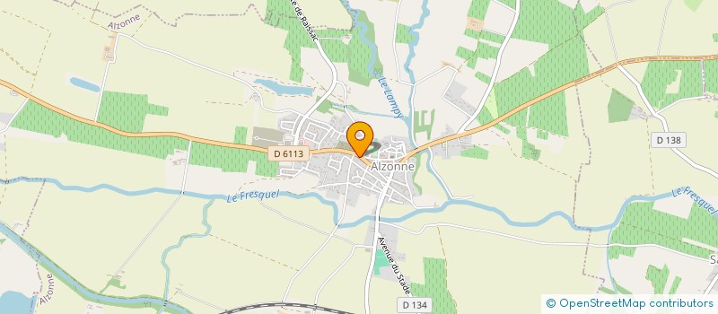 localisation de l'entreprise SCI PAULANNE  ALZONNE