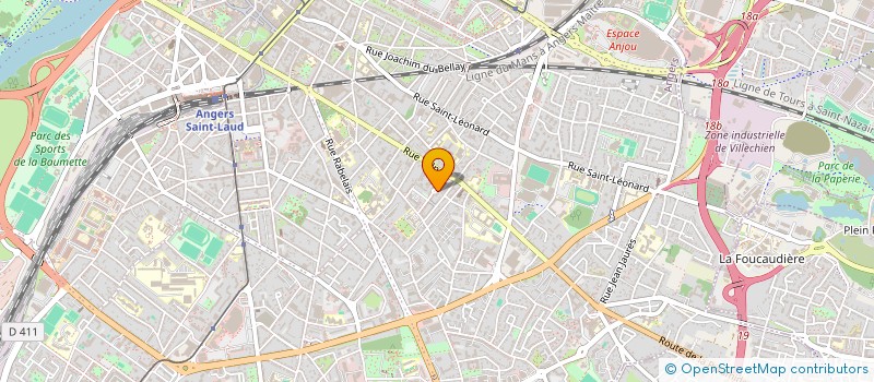 localisation de l'entreprise SCI PAULANTOINE à ANGERS
