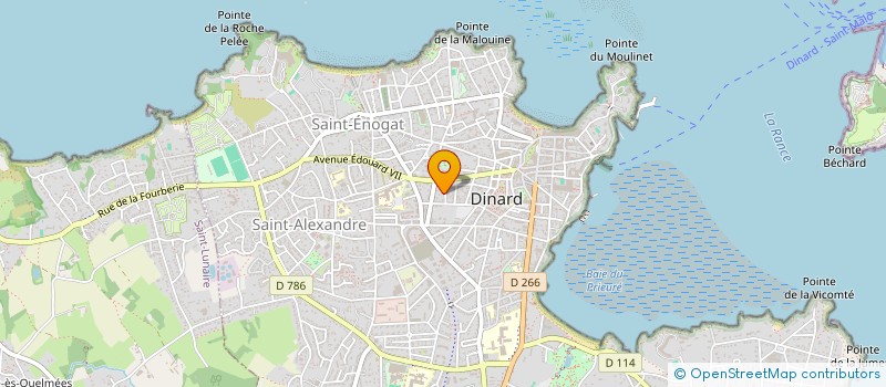 localisation de l'entreprise SCI PAULANVY  DINARD