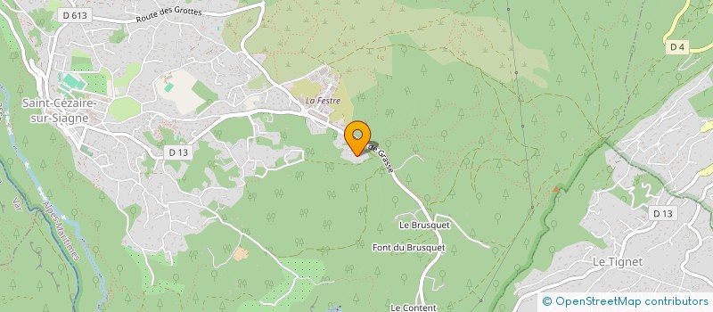 localisation de l'entreprise SCI PAULAROMA à SAINT-CEZAIRE-SUR-SIAGNE