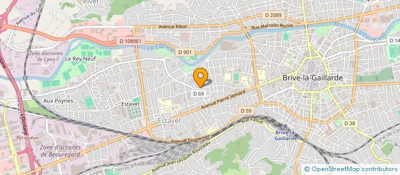 localisation de l'entreprise SCI PAULARTHUR  BRIVE-LA-GAILLARDE