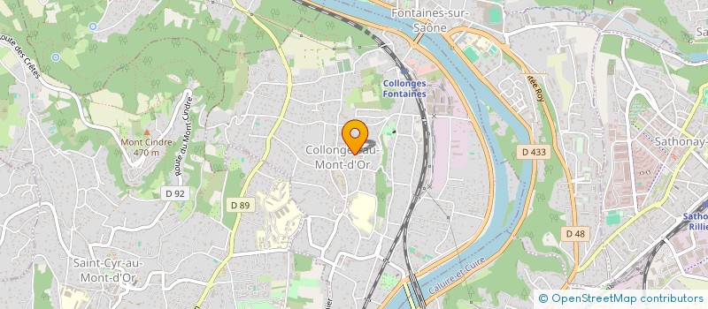 localisation de l'entreprise SCI PAULBART  COLLONGES-AU-MONT-D'OR