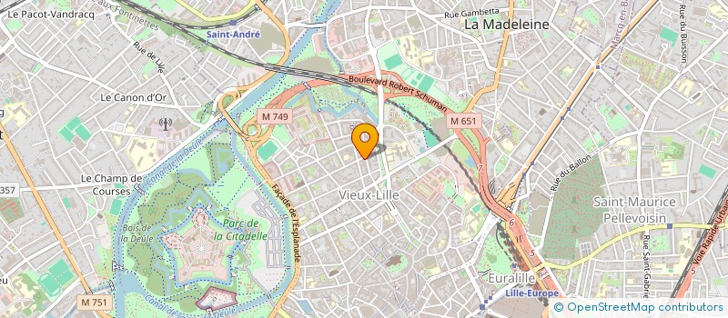 localisation de l'entreprise SCI PAULCA à LILLE