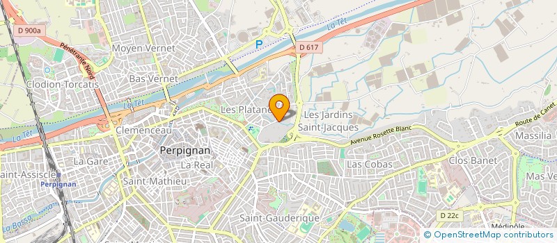 localisation de l'entreprise SCI PAULCA  PERPIGNAN