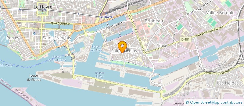 localisation de l'entreprise SCI PAULCLEM à LE HAVRE