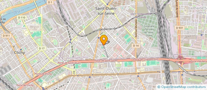 localisation de l'entreprise SCI PAULE à SAINT-OUEN-SUR-SEINE