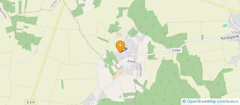 localisation de l'entreprise SCI PAULE  VILLEBEON