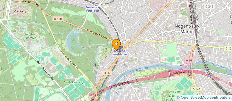 localisation de l'entreprise SCI PAULEA MEDICAL à NOGENT-SUR-MARNE