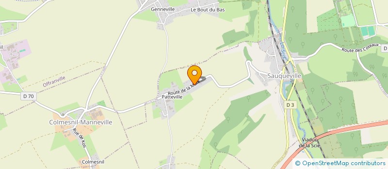 localisation de l'entreprise SCI PAULEALEX  SAUQUEVILLE