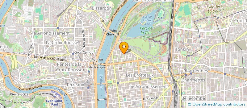 localisation de l'entreprise SCI PAULELIE  LYON