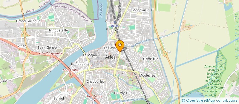 localisation de l'entreprise SCI PAULET à ARLES