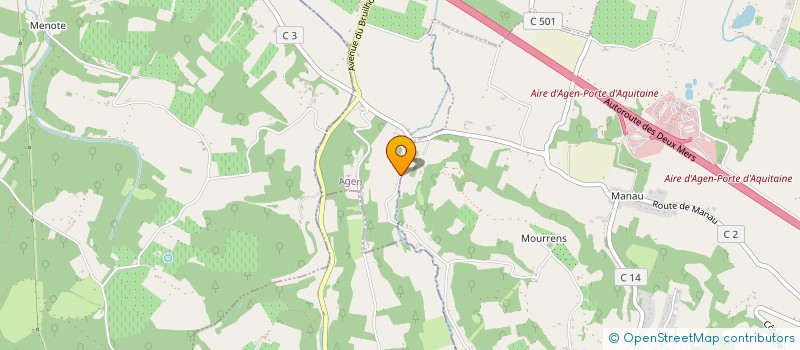 localisation de l'entreprise SCI PAULET à SERIGNAC-SUR-GARONNE
