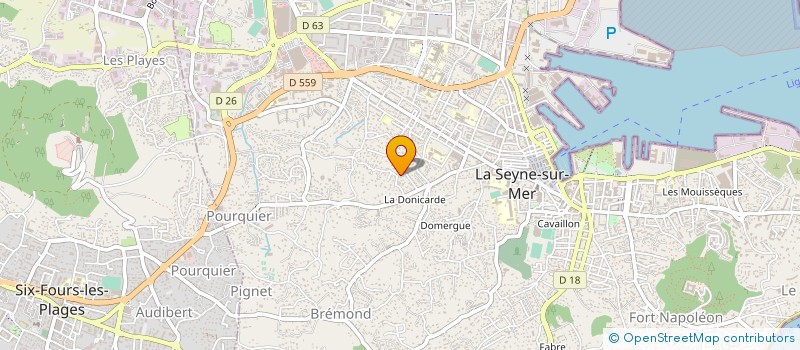 localisation de l'entreprise SCI PAULETTE à LA SEYNE-SUR-MER