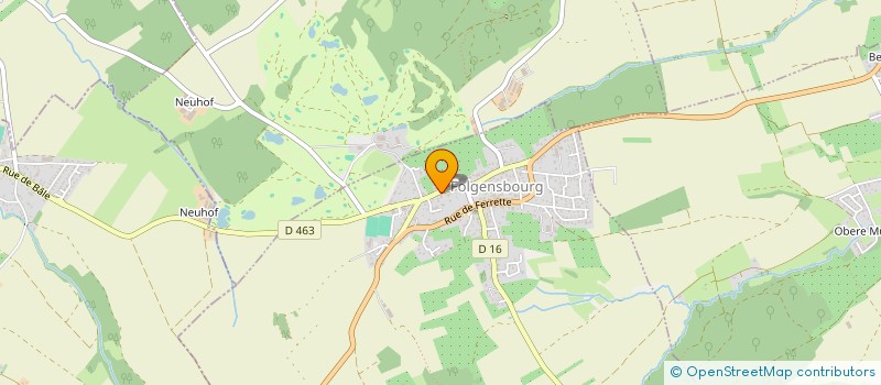 localisation de l'entreprise SCI PAULETTE  FOLGENSBOURG