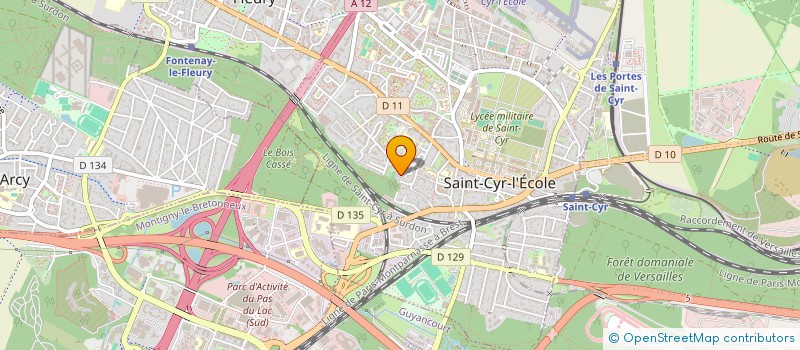 localisation de l'entreprise SCI PAULETTE 64  SAINT-CYR-L'ECOLE