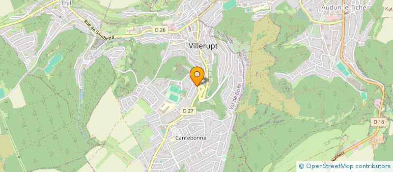 localisation de l'entreprise SCI PAULETTE  VILLERUPT