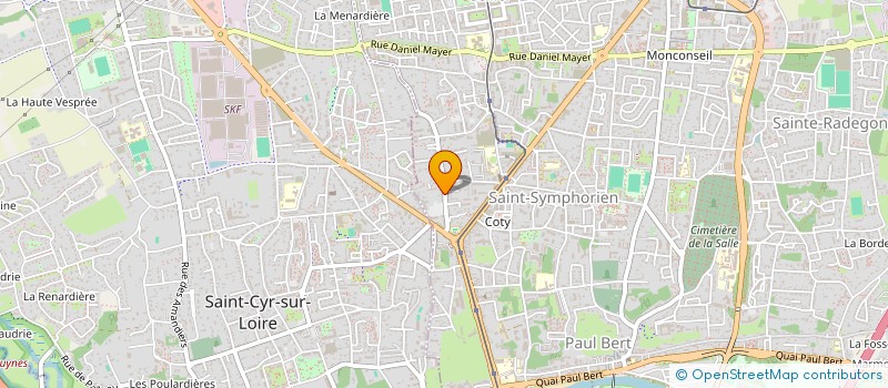 localisation de l'entreprise SCI PAULETTE  TOURS
