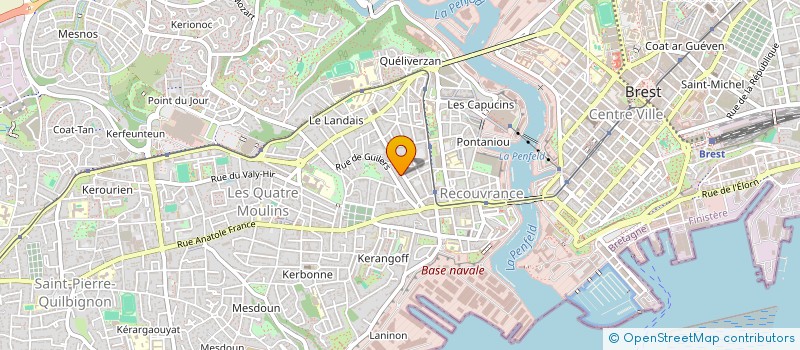 localisation de l'entreprise SCI PAULETTE  BREST