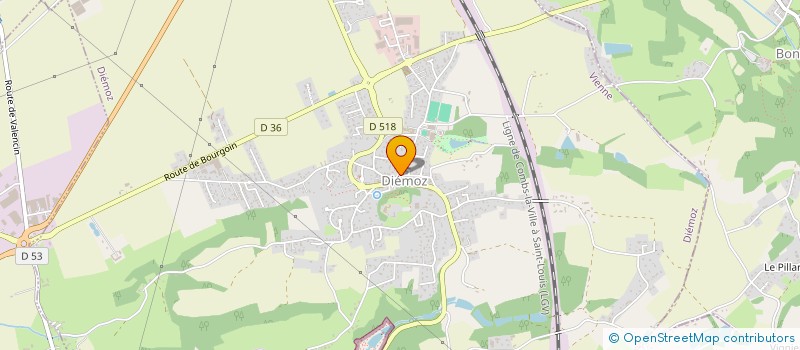 localisation de l'entreprise SCI PAULETTE  DIEMOZ