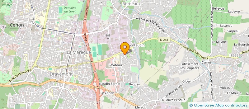 localisation de l'entreprise SCI PAULETTE  ARTIGUES-PRES-BORDEAUX