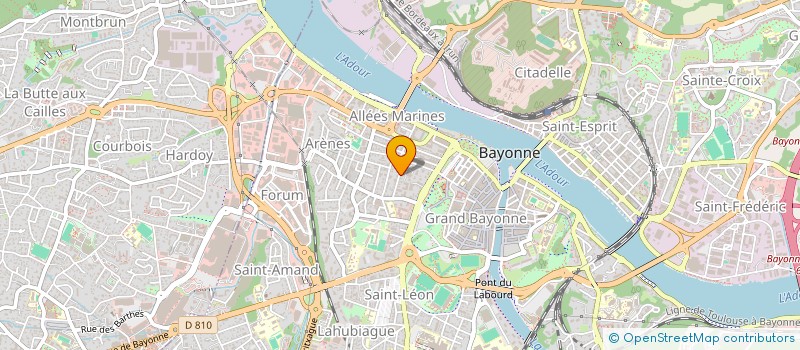 localisation de l'entreprise SCI PAULETTE BONNAIN à BAYONNE