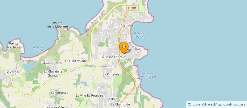 localisation de l'entreprise SCI PAULIANNE  CANCALE