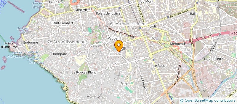 localisation de l'entreprise SCI PAULIMA  MARSEILLE