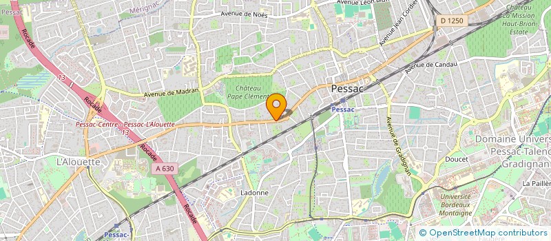 localisation de l'entreprise SCI PAULIMENCE  PESSAC