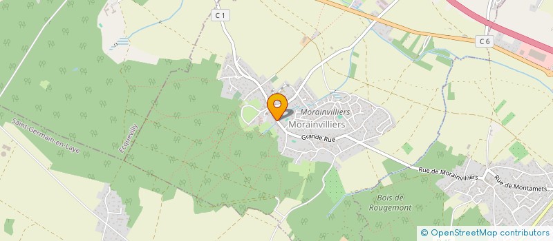 localisation de l'entreprise SCI PAULIN  MORAINVILLIERS