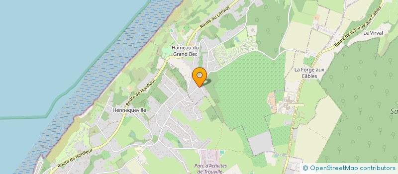 localisation de l'entreprise SCI PAULIN  VILLERVILLE