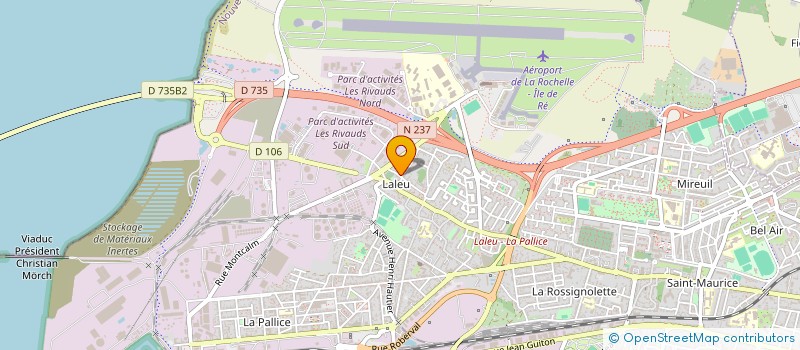 localisation de l'entreprise SCI PAULIN  LA ROCHELLE