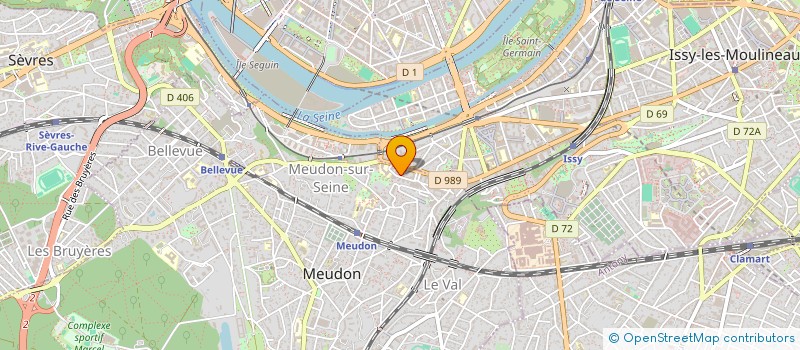 localisation de l'entreprise SCI PAULIN-INVEST à MEUDON