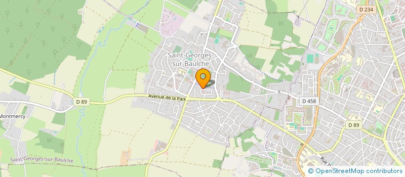 localisation de l'entreprise SCI PAULINA  SAINT-GEORGES-SUR-BAULCHE