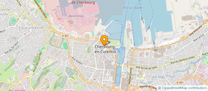 localisation de l'entreprise SCI PAULINE à CHERBOURG-EN-COTENTIN