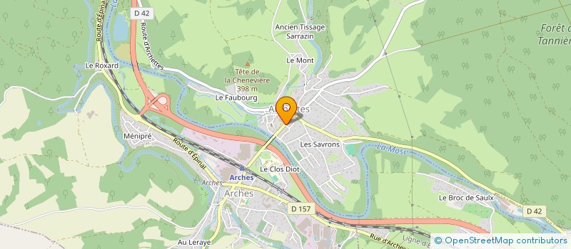 localisation de l'entreprise SCI PAULINE  ARCHETTES