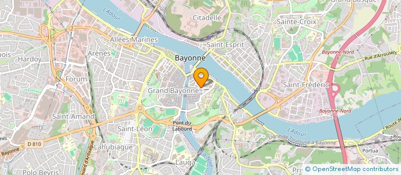 localisation de l'entreprise SCI PAULINE à BAYONNE