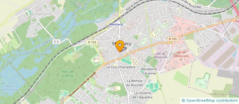 localisation de l'entreprise SCI PAULINE à MENNECY