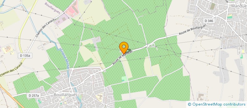 localisation de l'entreprise SCI PAULINE  BOUILLARGUES