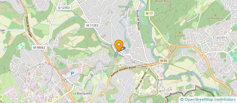 localisation de l'entreprise SCI PAULINE  MONTFERRIER-SUR-LEZ