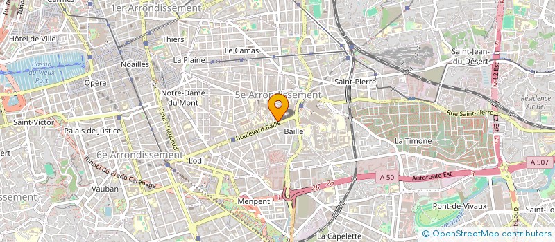 localisation de l'entreprise SCI PAULINE  MARSEILLE