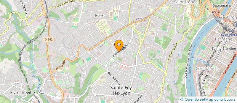 localisation de l'entreprise SCI PAULINE  SAINTE-FOY-LES-LYON