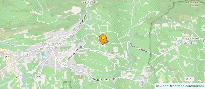 localisation de l'entreprise SCI PAULINE  BEAUMES-DE-VENISE