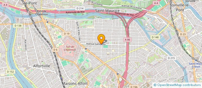 localisation de l'entreprise SCI PAULINE à MAISONS-ALFORT